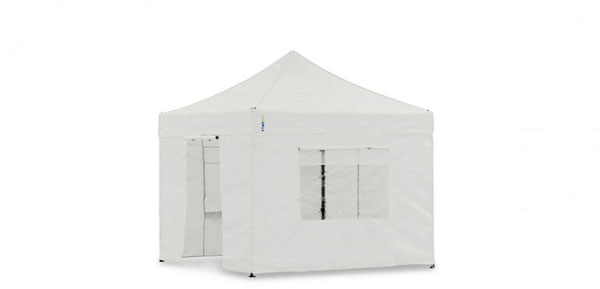 Easy-up tent / closed