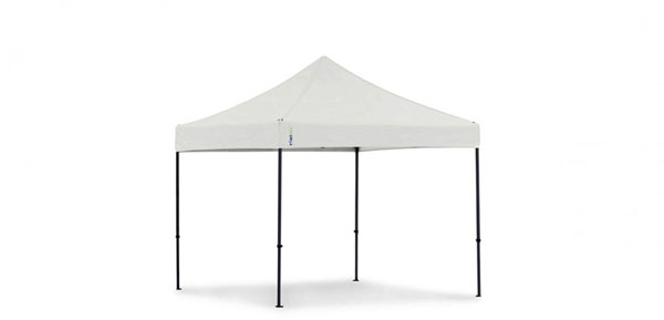 Easy-up tent / open